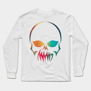 Abstract skull rainbow design Long Sleeve T-Shirt